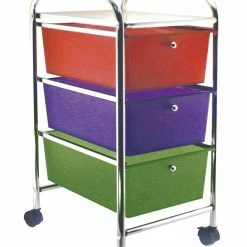 Wholesale ⌛ *Non-Branded Rolling Cart With 3 Drawers, 26 X 13 X 15-1/4 Inches 🛒
