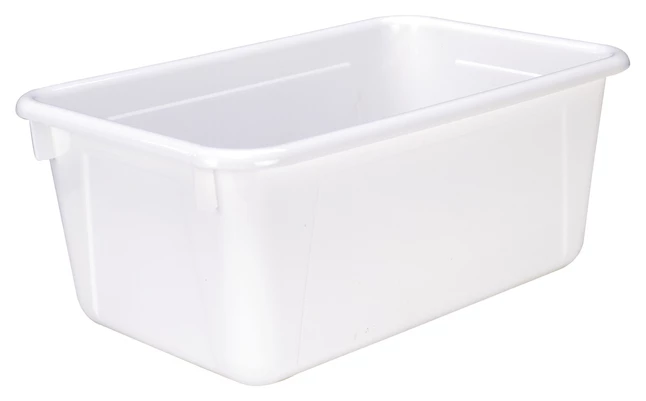 Discount ๐ School Smart Storage Tray, 7-7/8 X 12-1/4 X 5-3/8 Inches, White, Pack Of 5 ๐คฉ - Image 2