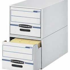 Wholesale ⭐ Bankers Box Storage Drawer, Letter Size, White/Blue, Pack Of 6 🎉