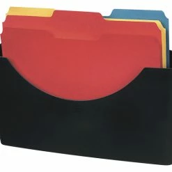 Cheap 👍 Fellowes Plastic Partition File Pocket, 14 X 2-1/2 X 7-3/4 In, Graphite ⭐