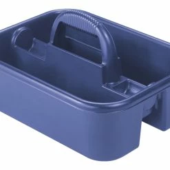 Cheap 🎁 Akro-Mils Handheld Tote Caddy, 13-3/4 X 18-1/4 X 8-3/4 In, Polypropylene, Blue ⌛