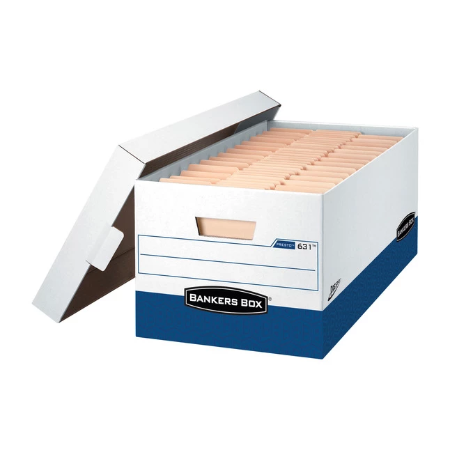 Coupon ๐ Bankers Box Presto File Storage, Letter/Legal Size, 12 X 15 X 10 Inches, Pack Of 12 ๐