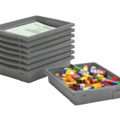 Cheap 👍 Copernicus Stubby Tubby Tub, 12-1/2 X 15-3/4 X 3 Inches, Gray, Pack Of 8 💯