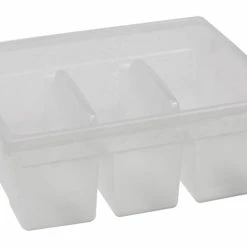 Wholesale 😀 Copernicus Tote Royal Divided Tub, 12-1/2 X 15-3/4 X 6 Inches, Clear ✨