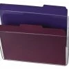 Cheapest 🔥 Officemate Letter-Size Plastic Wall Files, 13 X 4-1/8 X 10-5/8 Inches, Clear, Pack Of 2 🤩