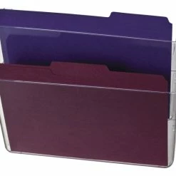 Cheapest 🔥 Officemate Letter-Size Plastic Wall Files, 13 X 4-1/8 X 10-5/8 Inches, Clear, Pack Of 2 🤩