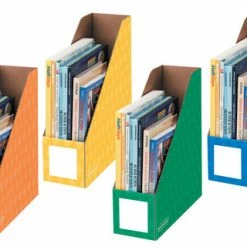 Coupon 💯 Bankers Box Magazine File, 4 Inches, Assorted Primary And Secondary Colors, Pack Of 6 🎉