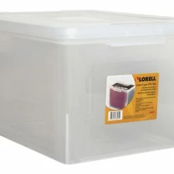 Best reviews of ❤️ LORELL Letter/Legal Size Stackable File Box, 13-4/5 X 19 X 11 In, Plastic, Clear ⭐