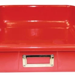 Outlet ✨ Shirley K's Storage Tray, 14 X 12 X 4 Inches, Red 🛒