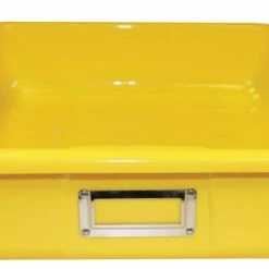 Hot Sale ❤️ Shirley K's Storage Tray, 14 X 12 X 4 Inches, Yellow ⭐