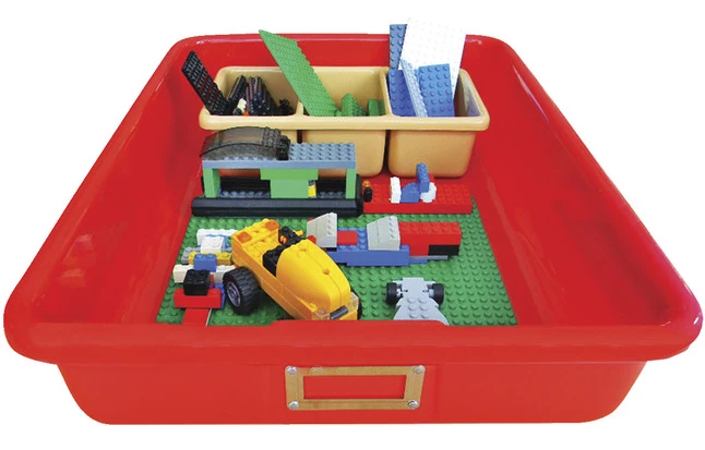 Budget 🔔 Shirley K's Storage Tray, 16 X 12 X 4 Inches, Red 💯