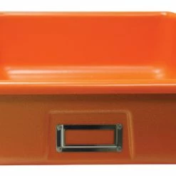 Discount ❤️ Shirley K's Storage Tray, 16 X 12 X 4 Inches, Orange 👏