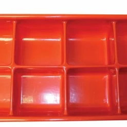 Best deal ❤️ Shirley K's Storage Tray, 8 Compartment, 19 X 9-1/2 X 3-1/2 Inches, Red 🔔