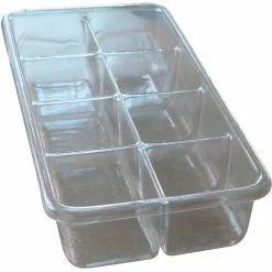 Deals ⭐ Shirley K's Storage Tray, 8 Compartment, 19 X 9-1/2 X 3-1/2 Inches, Clear 🎉