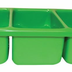 Coupon ⌛ Shirley K's Storage Tray, 3 Compartment, 10-1/2 X 5-1/2 X 2-1/2 Inches, Green 😍