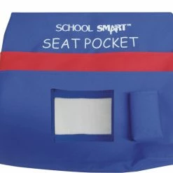 Flash Sale 🌟 School Smart Seat Pocket, 13 L X 14-1/2 W Inches, Blue 😀