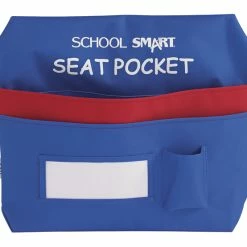 Discount 🛒 School Smart Seat Pocket, 17 L X 14-1/2 W Inches, Blue 😍