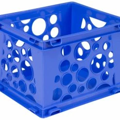 Budget 🎉 Storex Mini Crate, Blueberry, Pack Of 12 ❤️