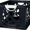 New ⌛ Storex 2-Color Large Crate With Handles, Black/White 🔥