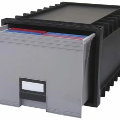 Brand new ✨ Storex Archive File Storage Drawer, Letter, 15-1/8 X 24-1/4 X 11-1/2 Inches, Black/Gray ⭐