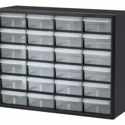 Top 10 🤩 Akro-Mils Storage Cabinet, 6-3/8 X 20 X 16 In, Black And Clear 🔔