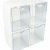 Top 10 🔔 Deflect-O Deflecto Tilt Desktop Storage Bin, 4-11/16 X 5-1/4 X 5-1/2 In, White, 4 Per Pack 🧨