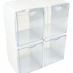 Top 10 🔔 Deflect-O Deflecto Tilt Desktop Storage Bin, 4-11/16 X 5-1/4 X 5-1/2 In, White, 4 Per Pack 🧨