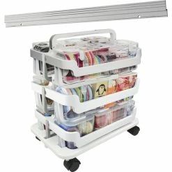 Brand new 🥰 Deflect-O Deflecto Caddy Organizer System, Stackable, 16 W X 11 L X 22-1/4 Inches H, AST 🥰