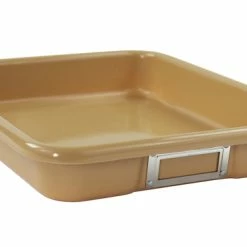 New 🎉 Shirley K's Storage Tote, 13 X 10-1/2 X 2 Inches, Tan ✨