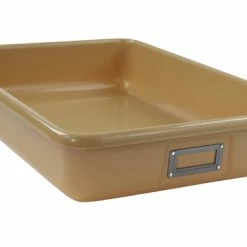 Top 10 🌟 Shirley K's Storage Tote, 19 X 13-3/4 X 3-1/2 Inches, Tan 🌟