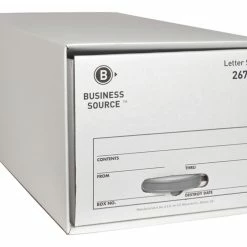 New 😍 Business Source Storage Drawer, Letter, 12-1/2 X 23-1/2 X 10-1/4 Inches, Pack Of 6, WE 🌟