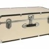Buy 😀 Seward Collegiate Collection Footlocker Trunk With Wheels, 30 Inches, Beige 🤩