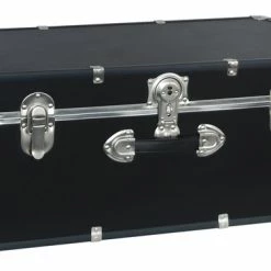 Best Pirce 🤩 Seward Collegiate Collection Footlocker Trunk, 30 X 12-1/4 X 15-3/4 Inches, Black 🛒