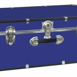 Best Pirce 🥰 Seward Collegiate Collection Footlocker Trunk, 30 X 12-1/4 X 15-3/4 Inches, Blue 😀