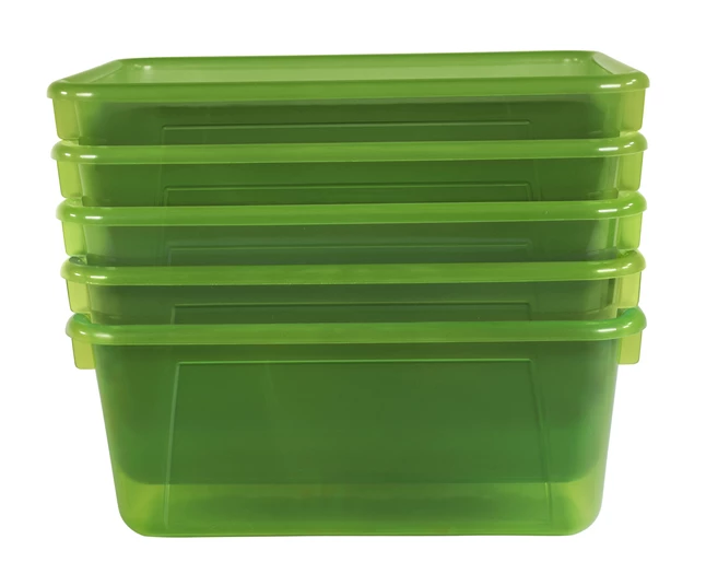 Brand new ๐ School Smart Storage Tray, 7-7/8 X 12-1/4 X 5-3/8 Inches, Translucent Green, Pack Of 5 ๐ฅฐ