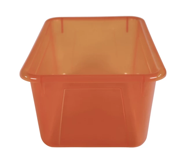 Best reviews of ๐ School Smart Storage Tray, 7-7/8 X 12-1/4 X 5-3/8 Inches, Translucent Orange ๐ - Image 2