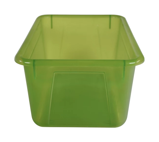 Flash Sale ๐ School Smart Storage Tray, 7-7/8 X 12-1/4 X 5-3/8 Inches, Translucent Green ๐ - Image 2