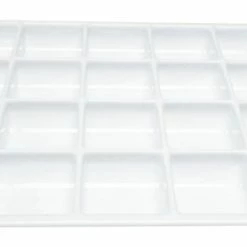 Hot Sale ⌛ Shirley K's Storage Tray, 20 Compartments, 17-1/2 X 12-1/4 X 1-1/2 Inches, White 🎉