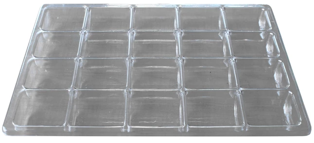 Cheapest 🥰 Shirley K's Storage Tray, 20 Compartments, 17-1/2 X 12-1/4 X 1-1/2 Inches, Clear 👍