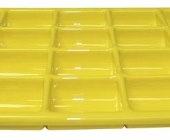 Best Sale 😀 Shirley K's Storage Tray, 20 Compartments, 17-1/2 X 12-1/4 X 1-1/2 Inches, Yellow 🔥