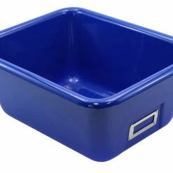 Outlet 🌟 Shirley K's Storage Tray, 14-1/2 X 11-1/2 X 6-1/4 Inches, Blue 💯
