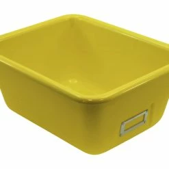 Discount 🤩 Shirley K's Storage Tray, 14-1/2 X 11-1/2 X 6-1/4 Inches, Yellow 💯