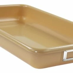 Outlet 💯 Shirley K's Storage Tray, 18 X 10-5/8 X 2-1/2 Inches, Tan 🛒