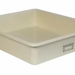 Coupon 🎉 Shirley K's Storage Tray, 21 X 19 X 4-1/2 Inches, Ivory 🎁