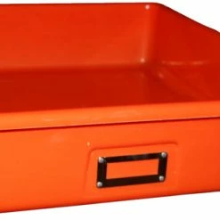 New 🤩 Shirley K's Storage Tray, 21 X 19 X 4-1/2 Inches, Orange 👍