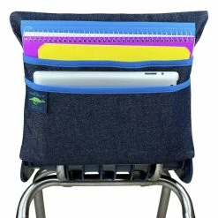 Cheapest 🥰 Aussie Pouch Chair Pocket With Double Pocket Design, Original, 13 Inches, Blue Trim 😉