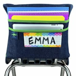 Promo 😍 Aussie Pouch Chair Pocket, , 2-Pocket And Name Tag Slot, Extra Large, Green Trim 😀