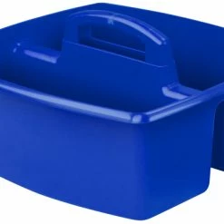 New 🔥 Storex Large Caddy, 13 X 11 X 6-3/8 Inches, Blue, Pack Of 6 🔥