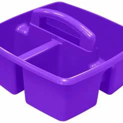 Buy ✨ Storex Small Caddy, 9-1/4 X 9-1/4 X 5-1/4 Inches, Purple, Pack Of 6 🛒