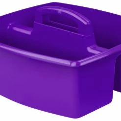 Wholesale 👍 Storex Large Caddy, 13 X 11 X 6-3/8 Inches, Purple, Pack Of 6 🛒